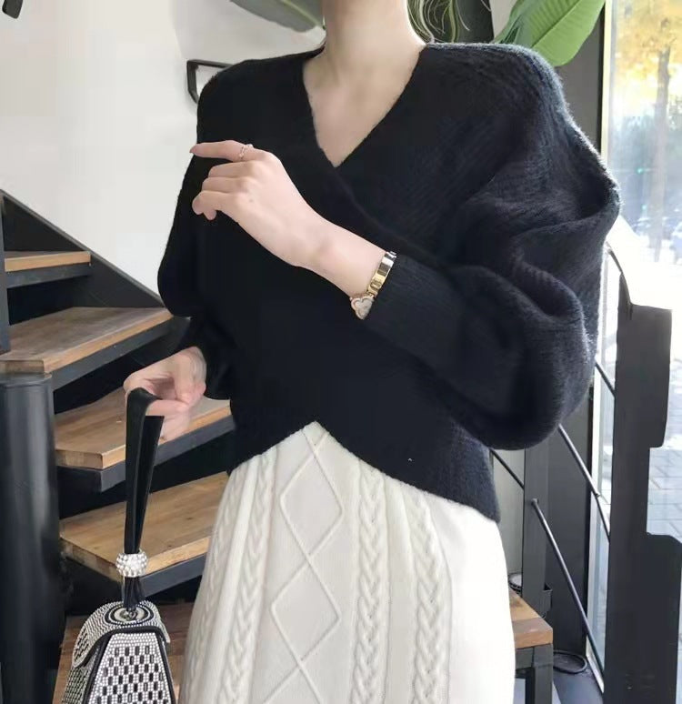 B&M™ | Pull in maglia incrociata chic