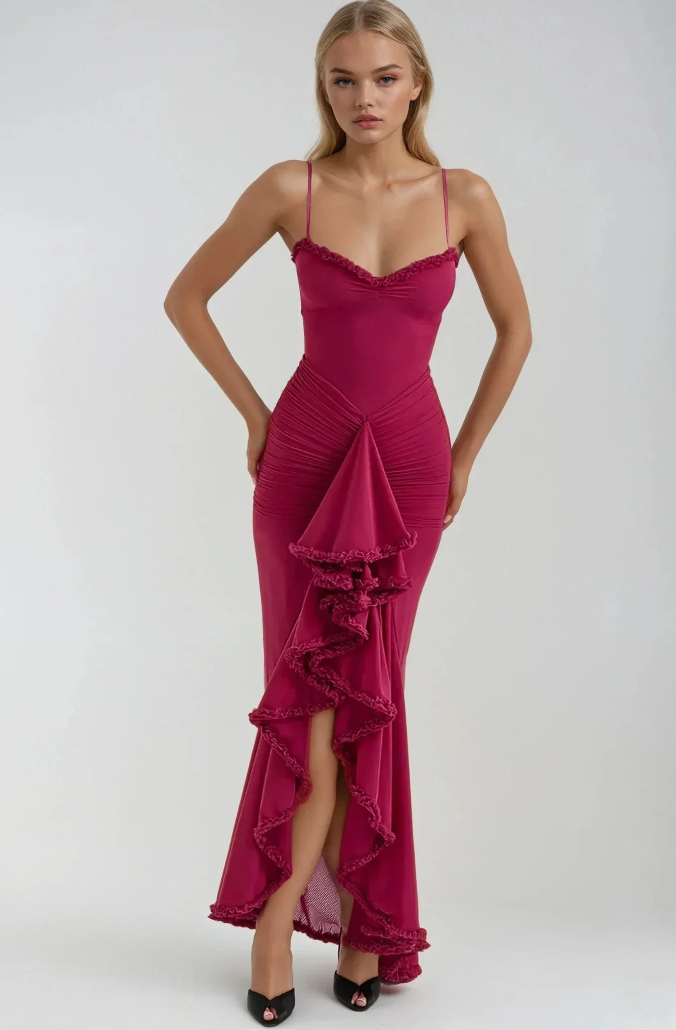 B&M™ | Abito Maxi in Rete Gialla