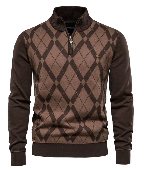 B&M™ | Maglione da uomo con mezza zip