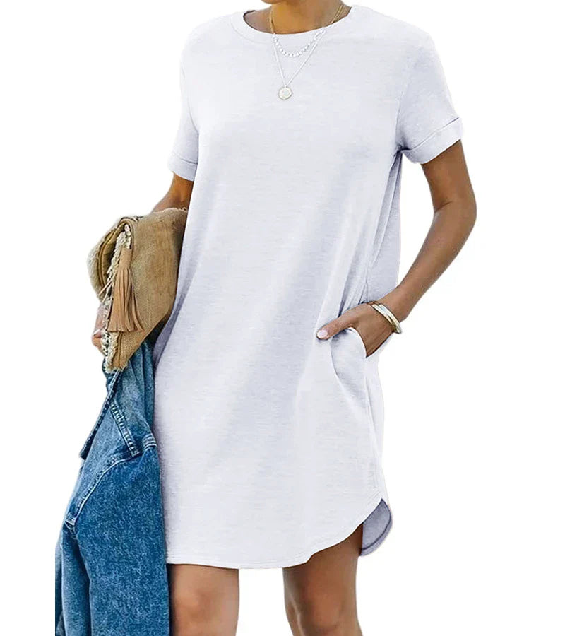 B&M™ | Abito T-shirt casual a maniche corte con tasca