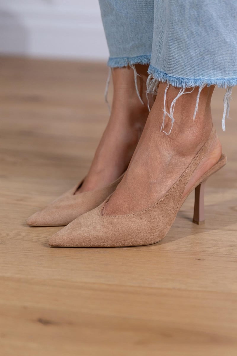 B&M™ | Décolleté Slingback Nude
